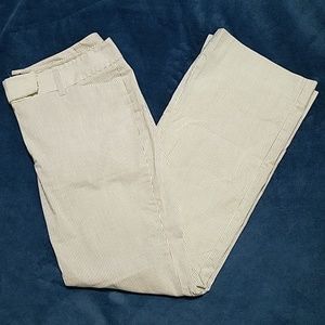 WHBM Pinstripe cotton pants